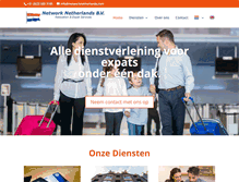 Tablet Screenshot of networknetherlands.com